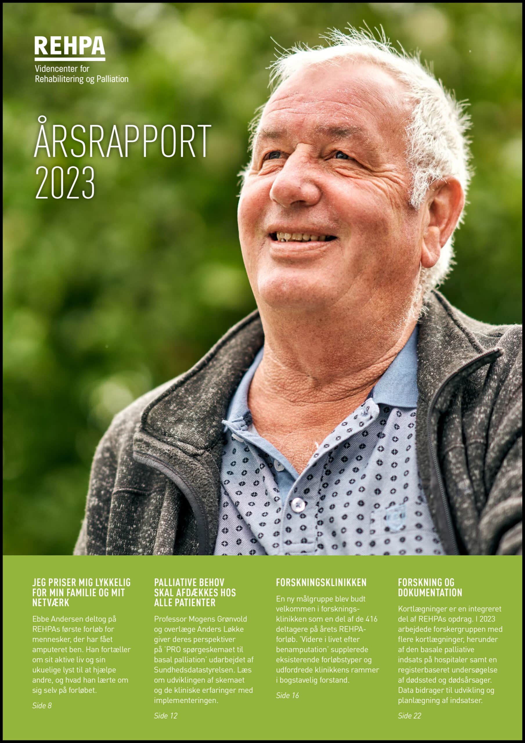 Forside af REHPAs årsrapport 2023