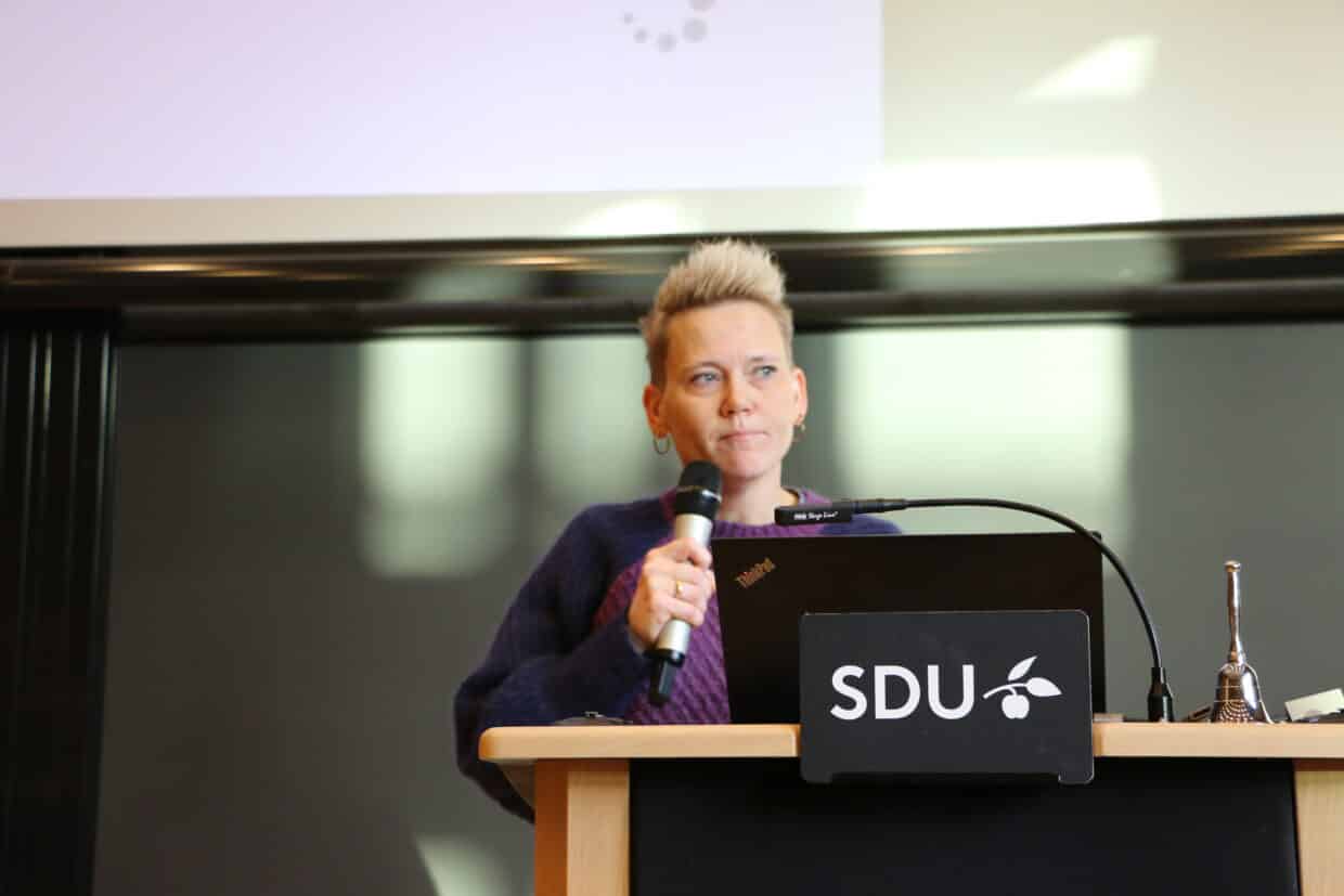 Lena Saltbæk, overlæge ved Senfølgeklinikken på Sjællands Universitetshospital i Roskilde ved senfølgekonference