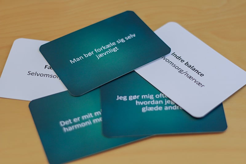 Eksempler på kort fra Kilder til mening-kortmetoden