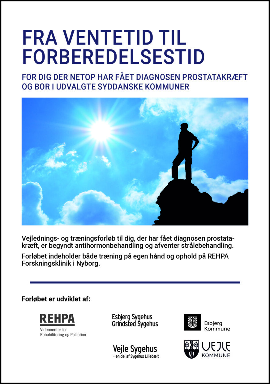 Forside af pjece for forløbet 'Fra ventetid til forberedelsestid' i din kommune og på REHPA i 2026