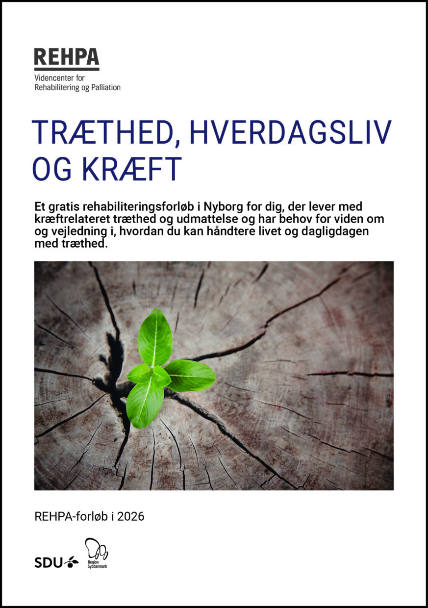 Forside af pjecen om Træthed, hverdagsliv og kræft 2026