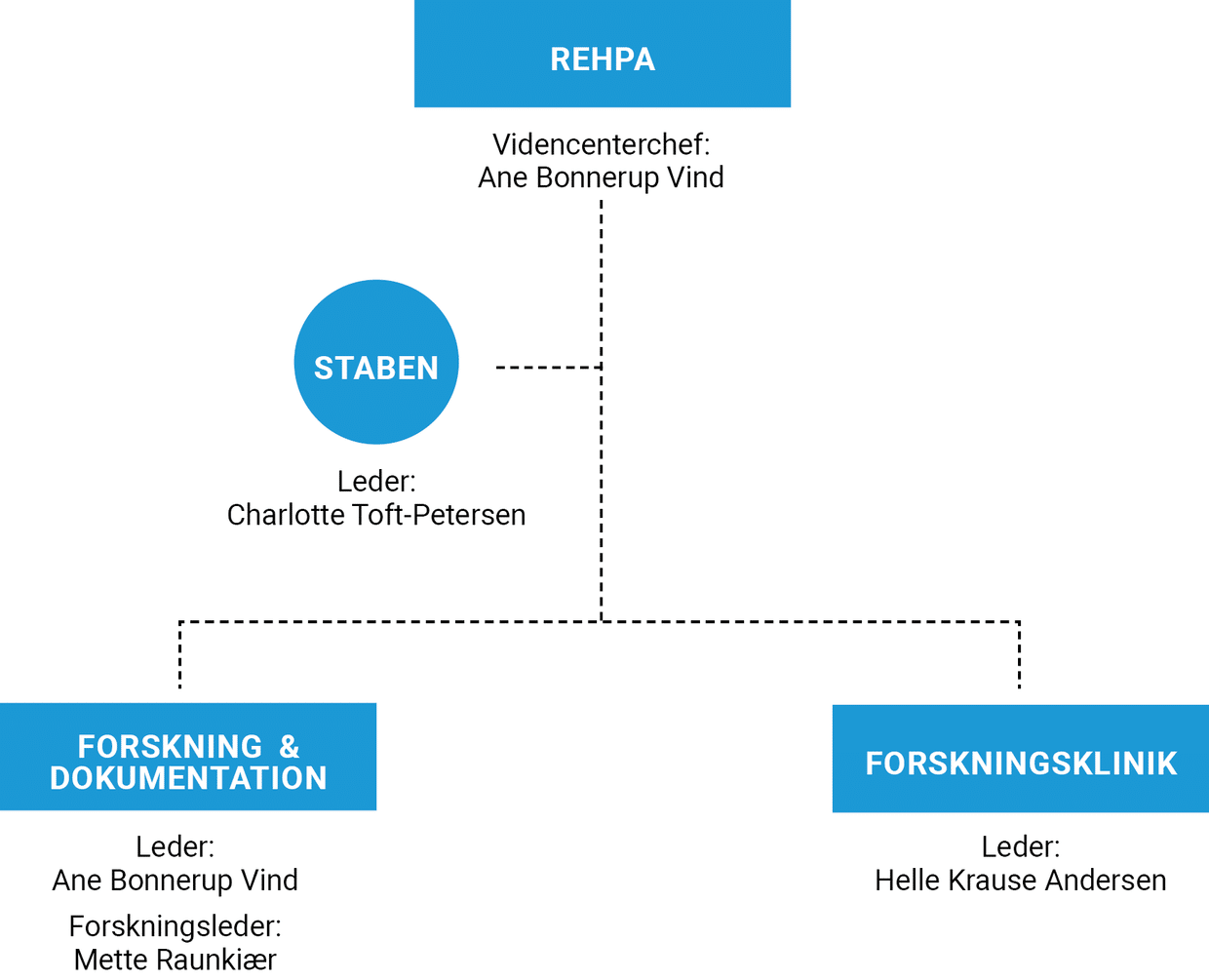 REHPAs organisationsdiagram
